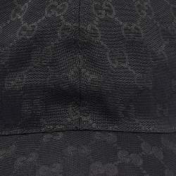 Gucci Black Original GG Canvas Web Baseball Cap 