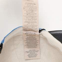 Gucci X Adidas Blue GG Supreme Coated Canvas Baseball Cap