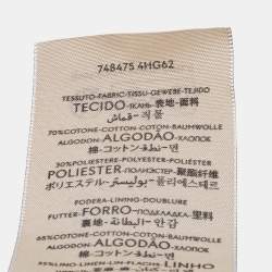 Pre Owned Gucci Blue GG Canvas Baseball Cap M