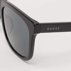 Gucci Black GG0057SKN Square Sunglasses
