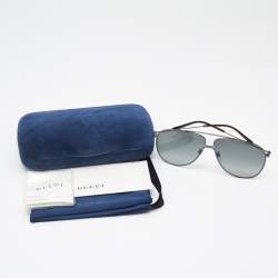 Gucci Black Gradient GG0440S Aviator Sunglasses