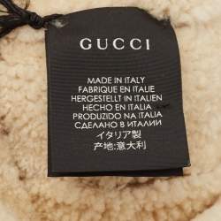 Gucci Brown Shearling Trapper Hat 