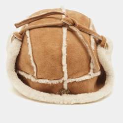 Gucci Brown Shearling Trapper Hat 