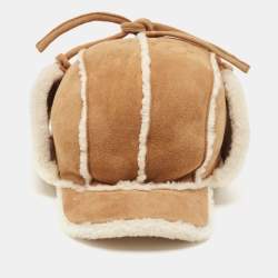 Gucci Brown Shearling Trapper Hat 