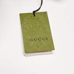 Gucci Black/Grey Wool Logo Patch Bucket Hat XL