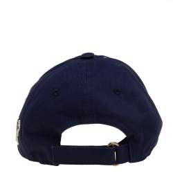 Pre Owned قبعة بيسبول غوتشي مطرزة فراشة كحلية مقاس صغير