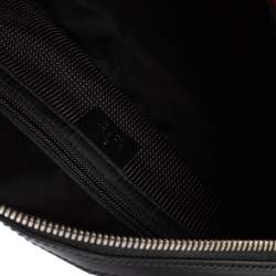 Pre Owned Gucci Beige/Balck GG Supreme Canvas and Leather Web Toiletry Pouch