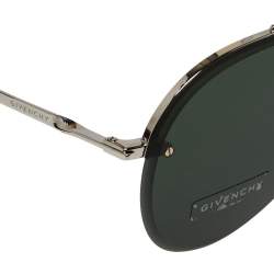 Givenchy Silver/Green GV7075/S Aviator Sunglasses
