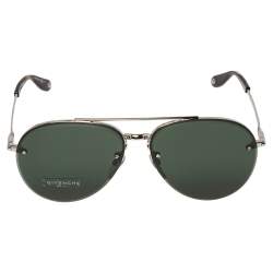 Givenchy Silver/Green GV7075/S Aviator Sunglasses