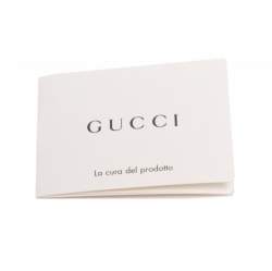 Gucci Navy Blue Web Stripe Newporte Wool Muffler 