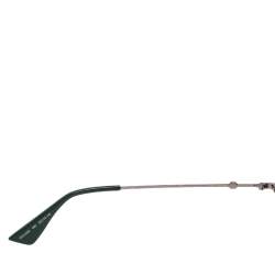 Pre Owned Gucci Web GG0108S Aviator Mirrored Sunglasses