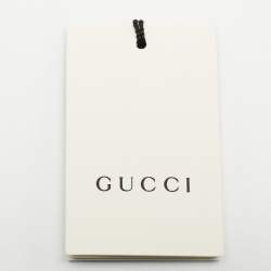 مملوكة مسبقًا Gucci Black Bee Embroidered Silk Slim Tie