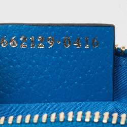 Pre Owned Gucci x Disney Beige/Blue GG Supreme And Leather Pencil Case