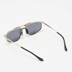 Pre Owned Gucci Black/Gold GG0841S Aviator Sunglasses