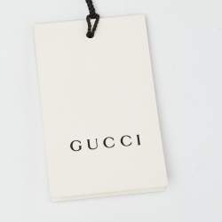 Pre Owned Gucci Brown GG Monogram Leather Trim Canvas Bucket Hat L