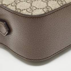 Pre Owned Gucci Beige/Ebony GG Supreme Canvas Neo Vintage Messenger Bag