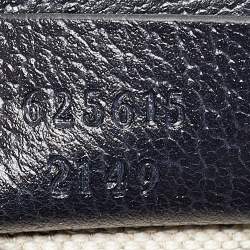 Gucci Beige/Navy Blue GG Supreme Canvas and Leather Mini Horsebit 1955 Crossbody Bag