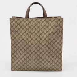 Gucci Beige GG Supreme Canvas L'Aveugle Par Amour Tote