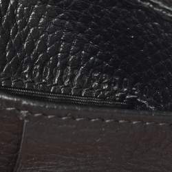 Pre Owned Gucci Black GG Canvas and Leather Bifold Wallet