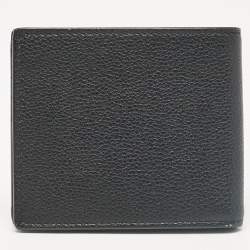 Gucci Black Leather Logo Bifold Wallet