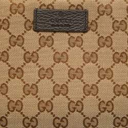 Gucci Beige/Brown GG Canvas and Leather Belt Bag