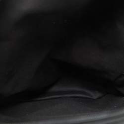 Gucci Black GG Supreme Canvas and Leather Backpack