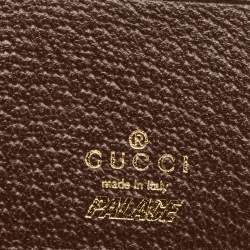 مملوكة مسبقًا Gucci x Palace Beige/Ebony GG-P Supreme Canvas Bifold Wallet