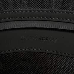 Pre Owned Gucci Black Rubber Effect Guccissima Leather Tote