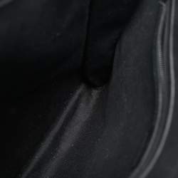 Pre Owned Gucci Black Rubber Effect Guccissima Leather Tote
