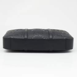 Gucci Black Jumboo GG Leather Briefcase
