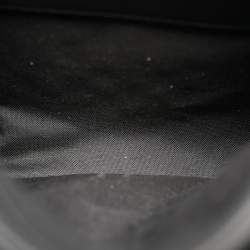 Pre Owned Gucci Black Rubber Effect Guccissima Leather Tote