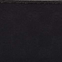 Pre Owned Gucci Black GG Canvas and Leather Bifold Wallet