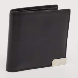 Gucci Black Leather Bifold Wallet