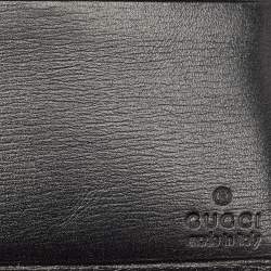 Gucci Black Leather Bifold Wallet