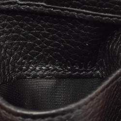 Gucci Black Leather Logo Bifold Wallet