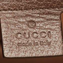 Pre Owned Gucci Brown/Beige GG Supreme Canvas Web Ophidia Portfolio Pouch