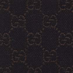 Pre Owned Gucci Dark Brown GG Canvas GG Bifold Wallet