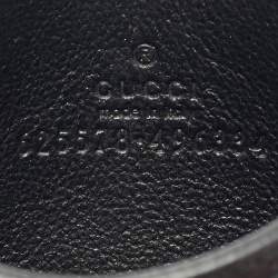 Pre Owned Gucci Black GG Nylon and Leather Off The Grid Card Case