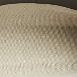 Pre Owned حقيبة صغيرة غوتشي جلد وكانفاس سوبر يم جي جي رمادي أوفيديا