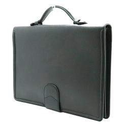 مملوكة مسبقًا حقيبة مستندات غوتشي جلد أسود