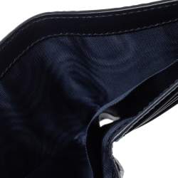 Gucci Navy Blue Guccissima Leather Bifold Wallet