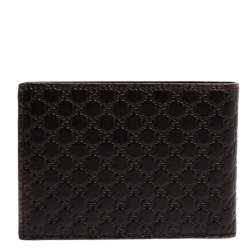 Gucci Brown GG Microguccissima Leather Bifold Wallet