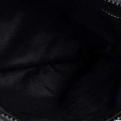 مملوكة مسبقًا Gucci Black GG Nylon and Leather Messenger Bag