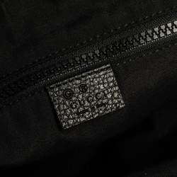 مملوكة مسبقًا Gucci Black GG Nylon and Leather Messenger Bag