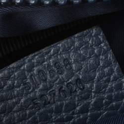 Gucci Blue GG Nylon and Leather Toiletry Pouch