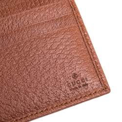 Gucci Beige GG Canvas and Leather NY Yankees Patch Bifold Wallet