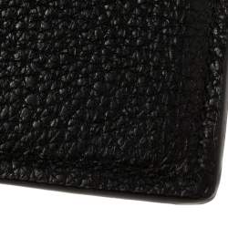 Gucci Black Leather Logo Bifold Wallet 