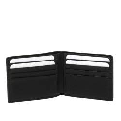 Gucci Black Leather Logo Bifold Wallet 