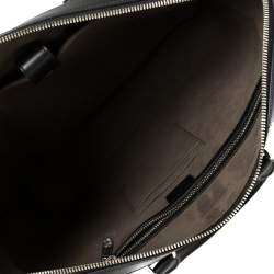 Pre Owned Gucci Black Guccissima Leather Briefcase