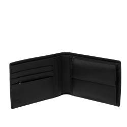 Gucci Black Microguccissima Leather Bifold Compact Wallet